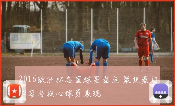 2016欧洲杯各国球星盘点 聚焦豪门阵容与核心球员表现